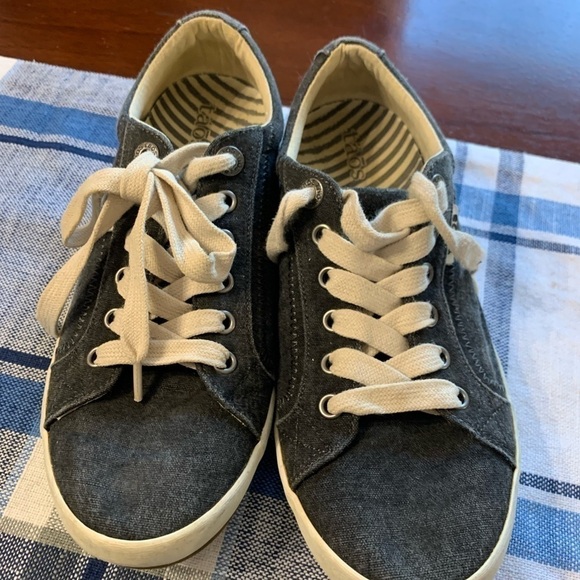 Taos sneakers excellent support canvas gray 7.5 - Picture 7 of 7